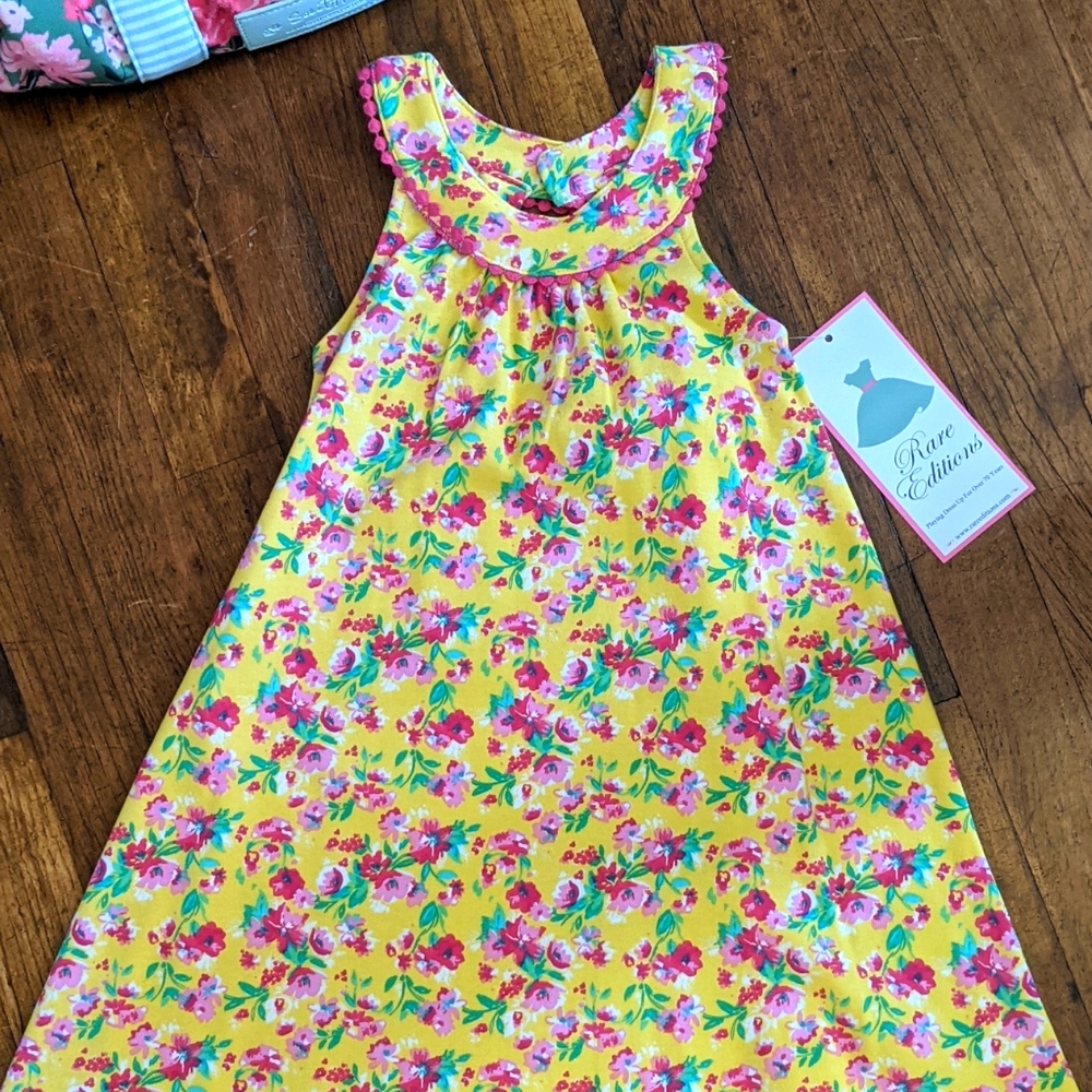 Rare Editions Floral swing dress